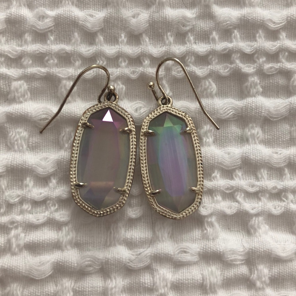 Kendra Scott iridescent Lee Drop Earrings